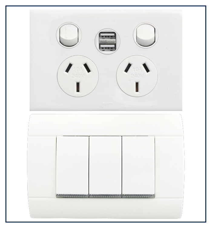 Power Points & Light Switches